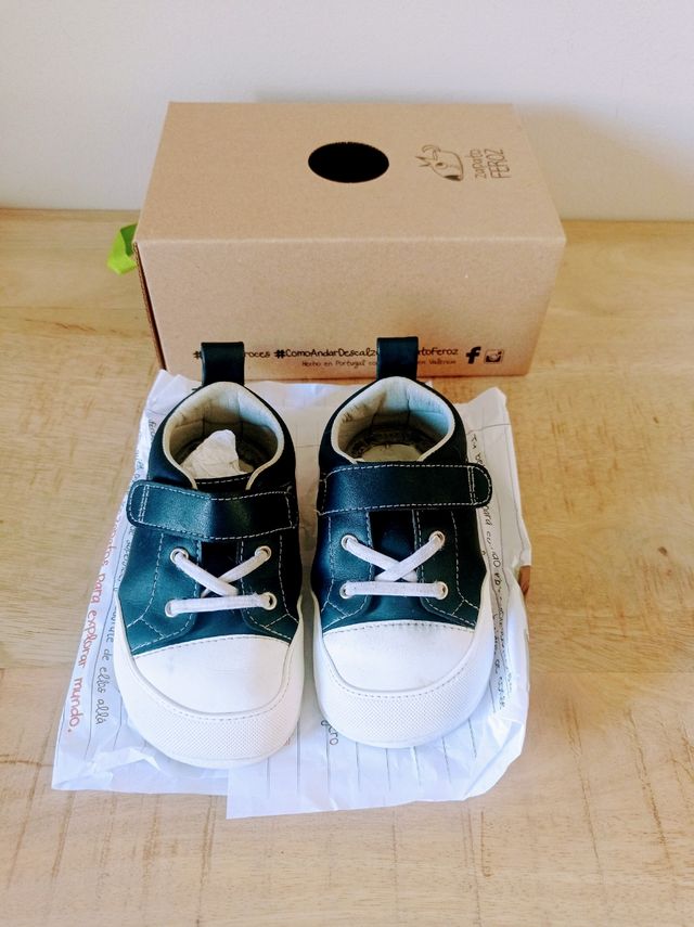 Zapato Feroz Paterna Azul XL+ plus