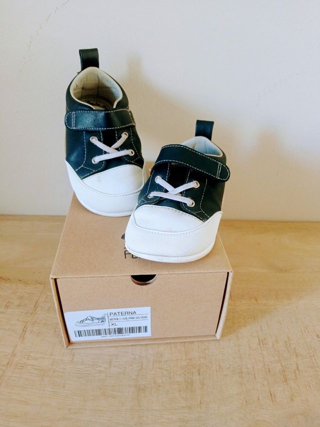 Zapato Feroz Paterna Azul XL+ plus