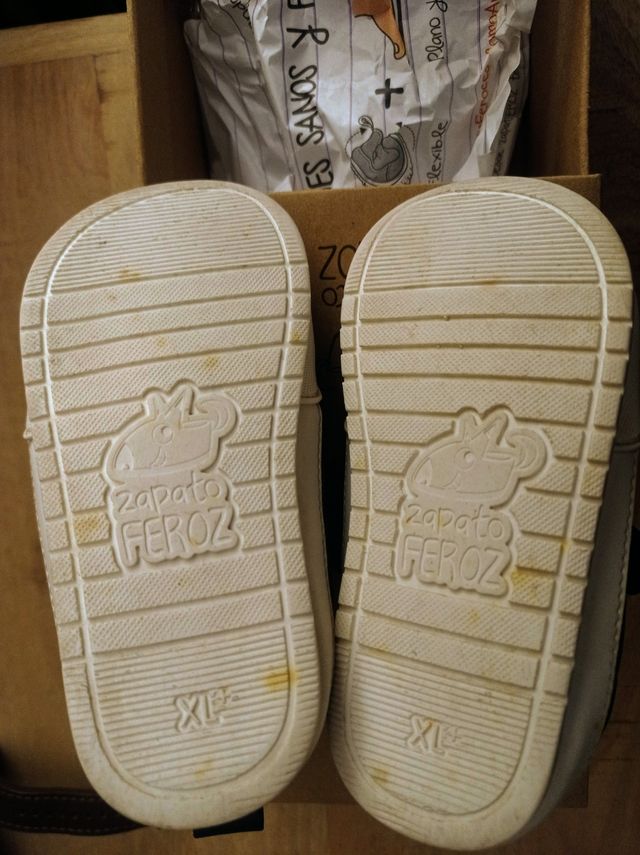 Zapato Feroz Paterna Azul XL+ plus