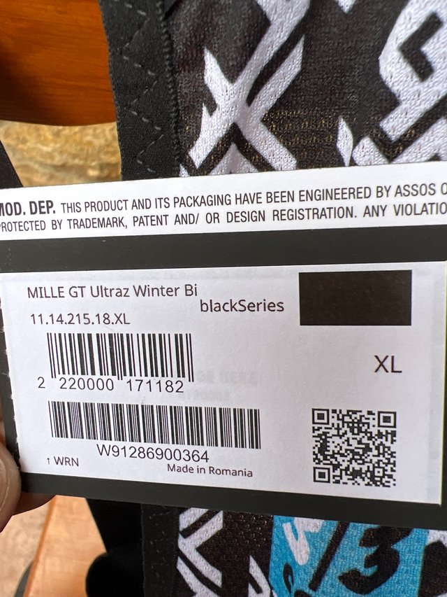 Culote largo Mille GT Ultraz Winter Assos