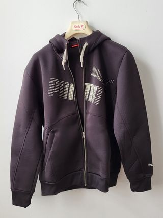 Chaqueta chándal Puma. Tacto neopreno. 