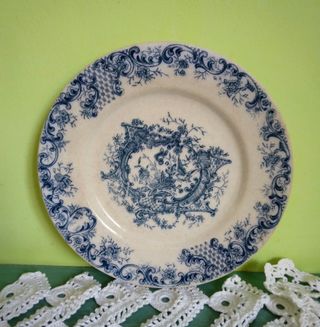 Antiguo plato Florence Sandeman Macdougall