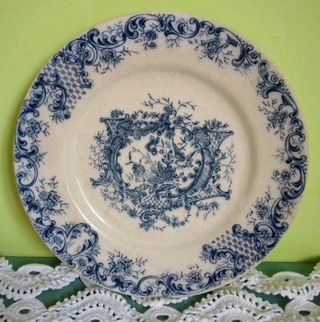 Antiguo plato Florence Sandeman Macdougall