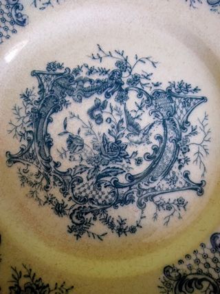 Antiguo plato Florence Sandeman Macdougall