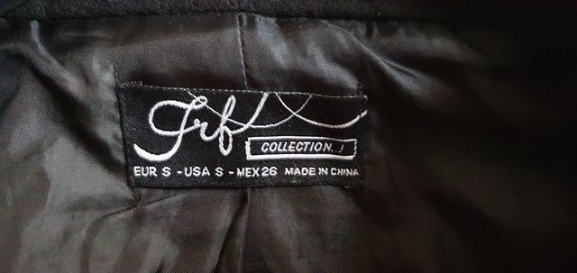 Abrigo Zara negro de mujer