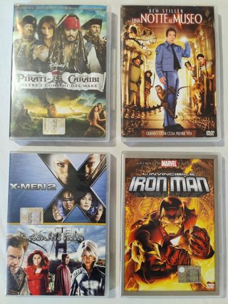 n. quattro DVD venduti in blocco scontati