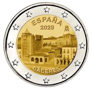 Moneda 2€ 2023 Cáceres