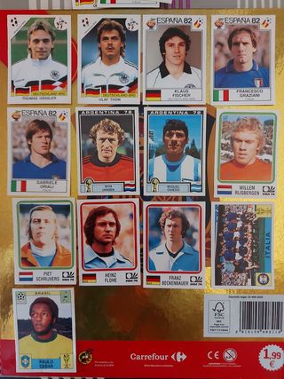 Cambio cromos world cup story "sonrics"