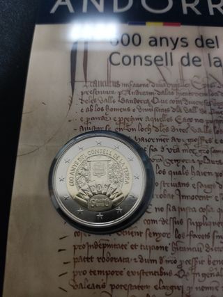 Pareja de monedas Andorra 2019