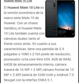 HUAWEI MATE 10 LITE
