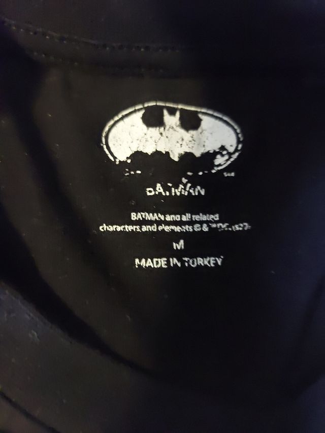 Camiseta Batman de la Warner talla M