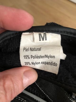 Guantes de moto de piel