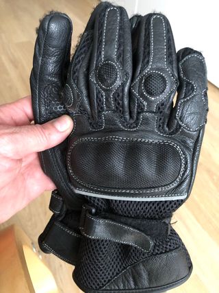 Guantes de moto de piel