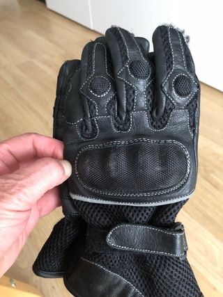 Guantes de moto de piel
