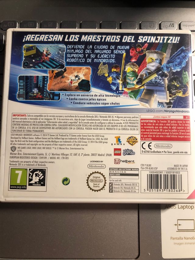 Lego Ninjago Nindroids Nintendo 3DS