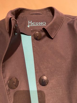 Chaqueta Herno tipo gabardina azul marino 