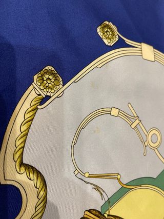 Hermès, foulard, 90x90cm; 100% seda