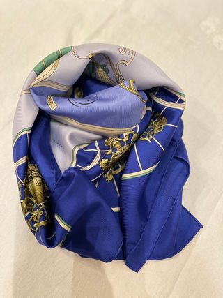 Hermès, foulard, 90x90cm; 100% seda