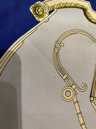 Hermès, foulard, 90x90cm; 100% seda