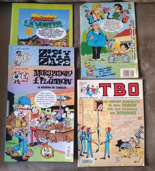 Varios tbeos sobre todo Mortadelo y filemon