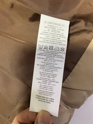 Chaquetón corto Fórmula Joven talla 38