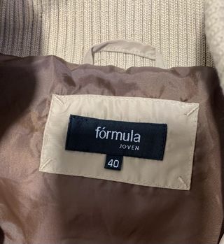 Chaquetón corto Fórmula Joven talla 38