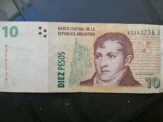 Nota de 10 pesos