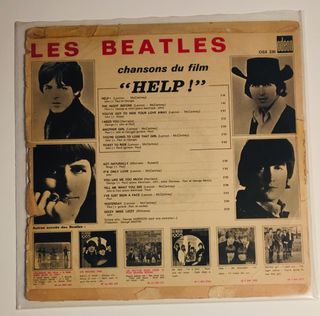 BEATLES - 🇫🇷 Ed. Francesa de 1965 - Vinilo LP