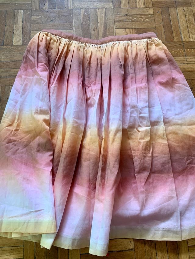 Falda tie dye niña ,pre adolescente. 