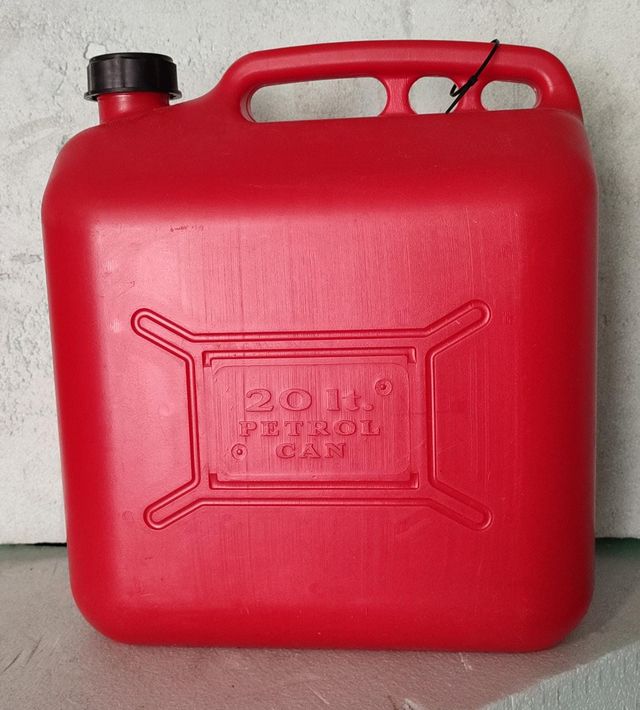 Bidón combustible plástico naranja 20 l