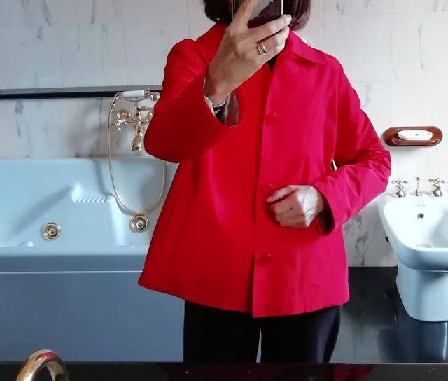 Impermeabile foderato donna taglia 44