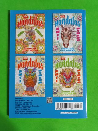 Libro Mandalas Anti Stress Número 6.