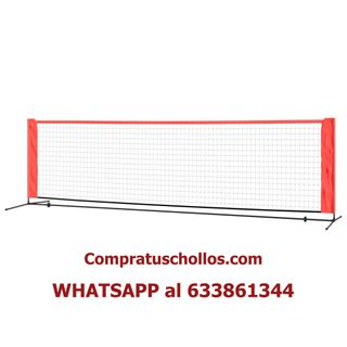Red de tenis poliéster 300x100x87 cm Desmontable