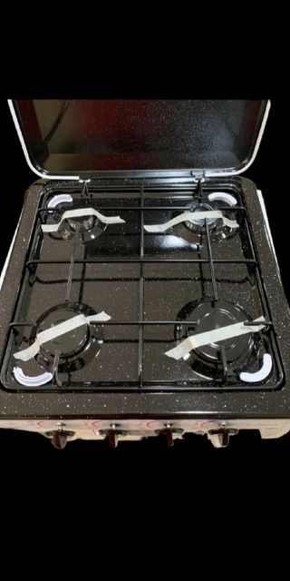 Encimera portátil Hornillo de 4 fuegos gas butano