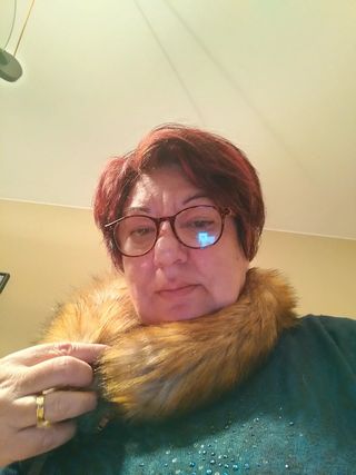 Collo pelliccia volpe.