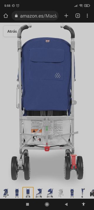 Silla de paseo MC Laren