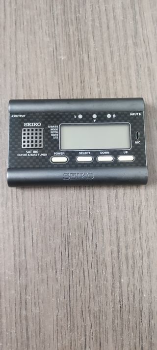 Afinador de guitarra y bajo