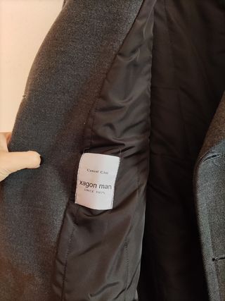 cappotto vintage uomo antracite