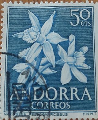 Sello coleccionista Andorra años 60