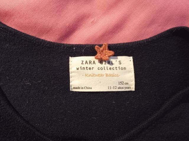 Chaqueta punto niña Zara 11-12 años