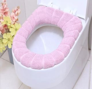 cojin de inodoro de forro polar NUEVO