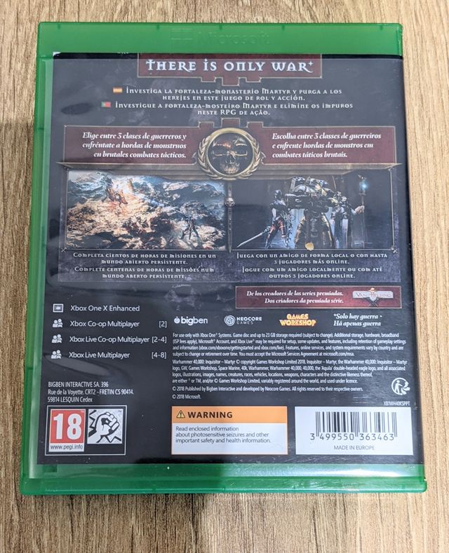 Inquisitor Martyr Xbox One