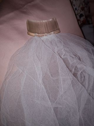 Traje de novia talla s con velo incluído