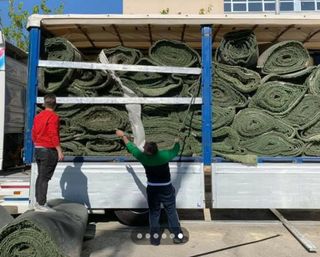 ♻️‼️CÉSPED SIN LINEAS