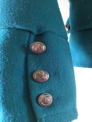 Chaqueta entallada de paño