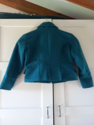 Chaqueta entallada de paño