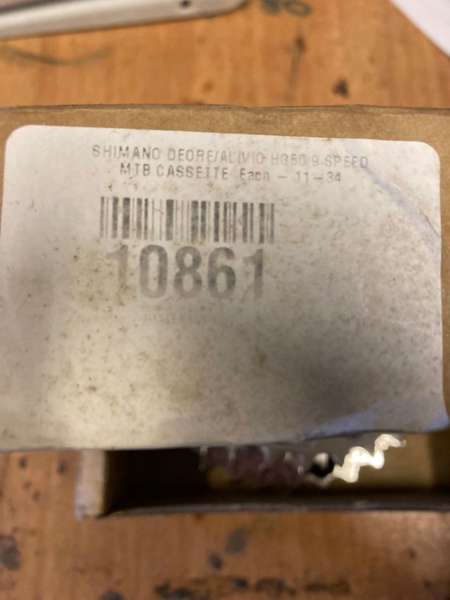 Cassette shimano y plato