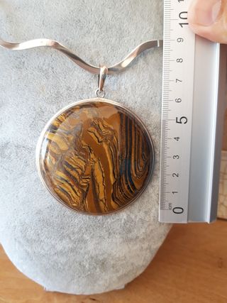 Colgante ojo de tigre XL