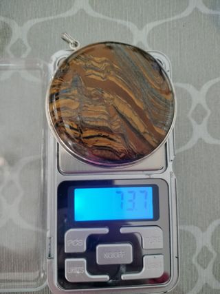 Colgante ojo de tigre XL