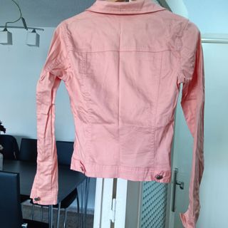 Cazadora vaquera salmón